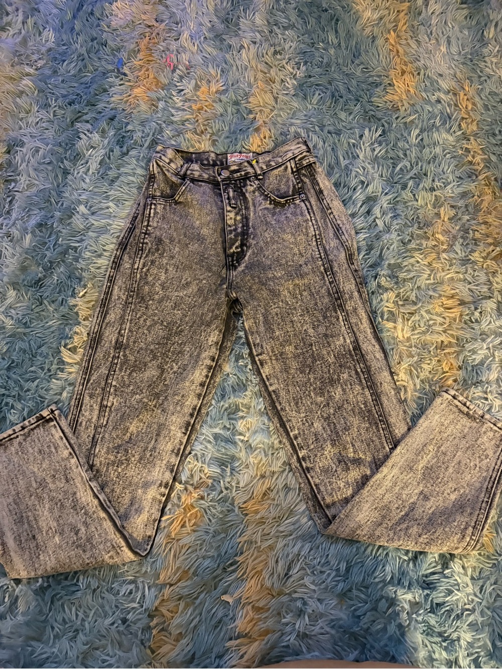 Women’s High-Rise Acid Wash Jeans - Grey